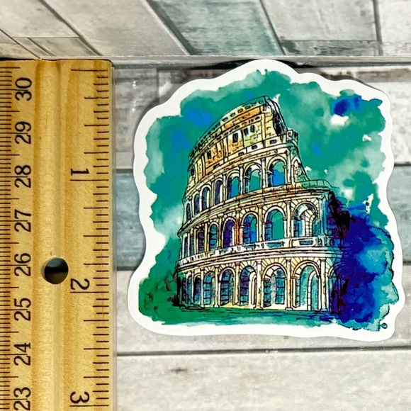 Other - 🌀10/$10🌀 Famous World Architecture Reusable Waterproof Vinyl Sticker Decal